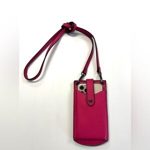 A New Day Hot Pink Crossbody Cellphone Wallet